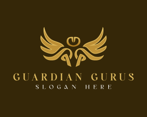 Angel Guardian Wings logo design