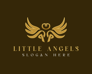 Angel Guardian Wings logo design