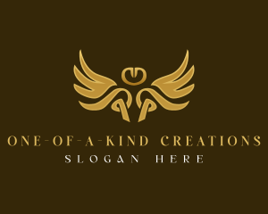 Angel Guardian Wings logo design