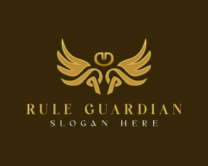 Angel Guardian Wings logo design