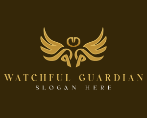 Angel Guardian Wings logo design