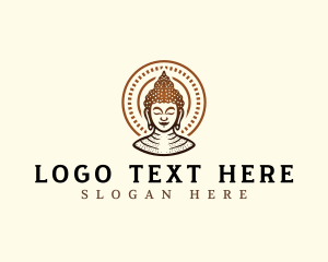 Meditation Calm Buddha logo