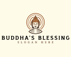 Meditation Calm Buddha logo