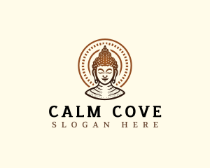 Meditation Calm Buddha logo