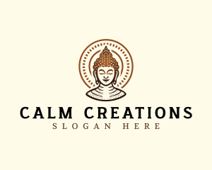 Meditation Calm Buddha logo