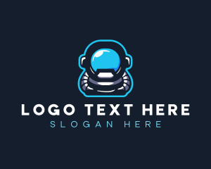 Astronaut Space Helmet logo