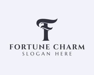 Elegant Boutique Letter F logo design