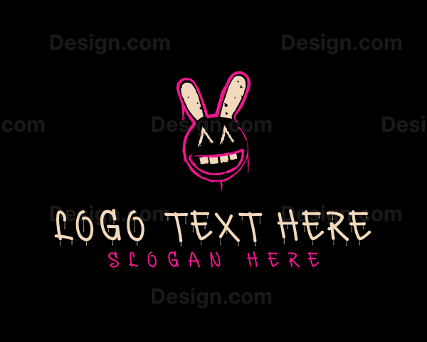 Bunny Spray Paint Logo