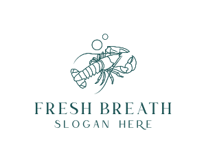 Ocean Lobster Seafood logo design