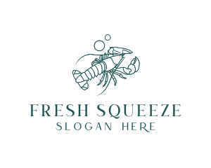 Ocean Lobster Seafood logo design