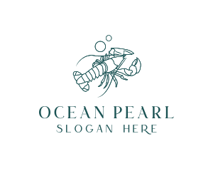 Ocean Lobster Seafood logo design