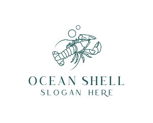 Ocean Lobster Seafood logo design