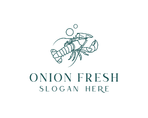 Ocean Lobster Seafood logo design