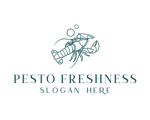 Ocean Lobster Seafood logo design