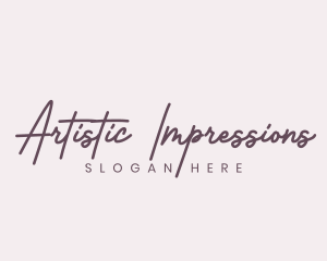 Cursive Feminine Fashion  logo design