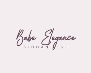 Cursive Feminine Fashion  logo design