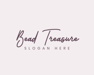 Cursive Feminine Fashion  logo design