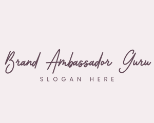 Cursive Feminine Fashion  logo design