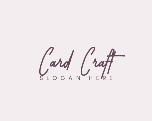 Cursive Feminine Fashion  logo design