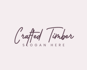 Cursive Feminine Fashion  logo design