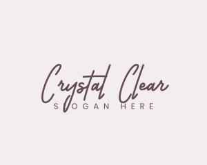 Cursive Feminine Fashion  logo design