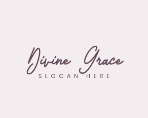 Cursive Feminine Fashion  logo design