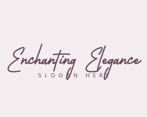 Cursive Feminine Fashion  logo design