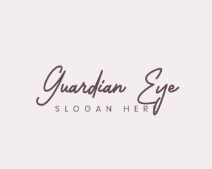 Cursive Feminine Fashion  logo design