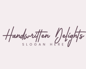 Cursive Feminine Fashion  logo design