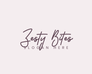 Cursive Feminine Fashion  logo design