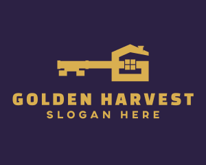 Golden Key Realty logo design