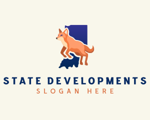 Indiana State Fox logo design