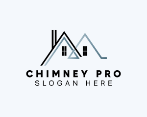 Roof Chimney Property logo design