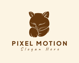 Pet Cat Animal logo design