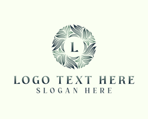 Nature Garden Leaves logo