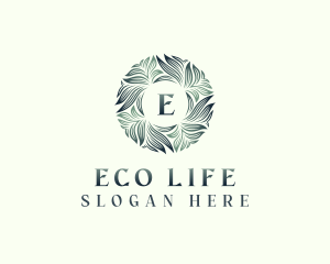 Nature Garden Leaves logo design