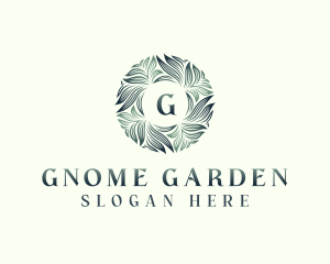 Nature Garden Leaves logo design