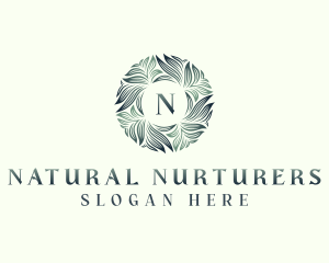 Nature Garden Leaves logo design