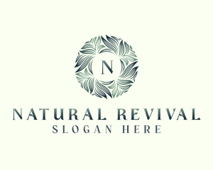 Nature Garden Leaves logo design