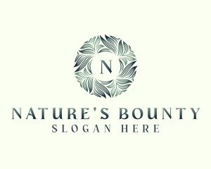 Nature Garden Leaves logo design