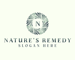 Nature Garden Leaves logo design