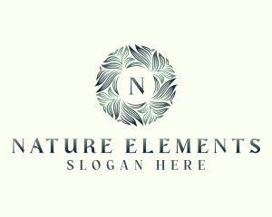 Nature Garden Leaves logo design