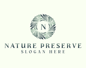 Nature Garden Leaves logo design