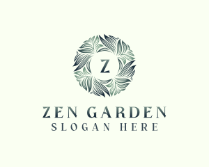 Nature Garden Leaves logo design