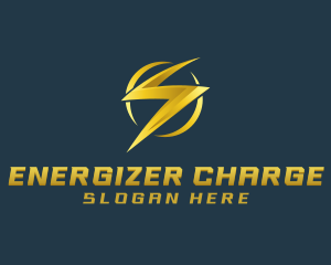 Lightning Energy Charging logo design