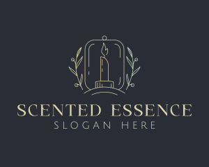 Scented Candle Home Decor logo design