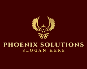 Eagle Phoenix Wing logo design