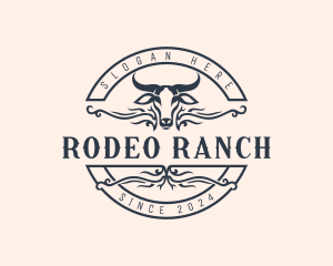 Western Bull Rodeo logo design