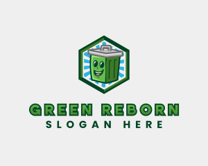 Garbage Bin Recycle logo