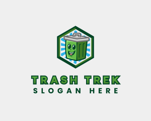 Garbage Bin Recycle logo